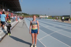 T.Myskova po dobehu A finale behu na 60m